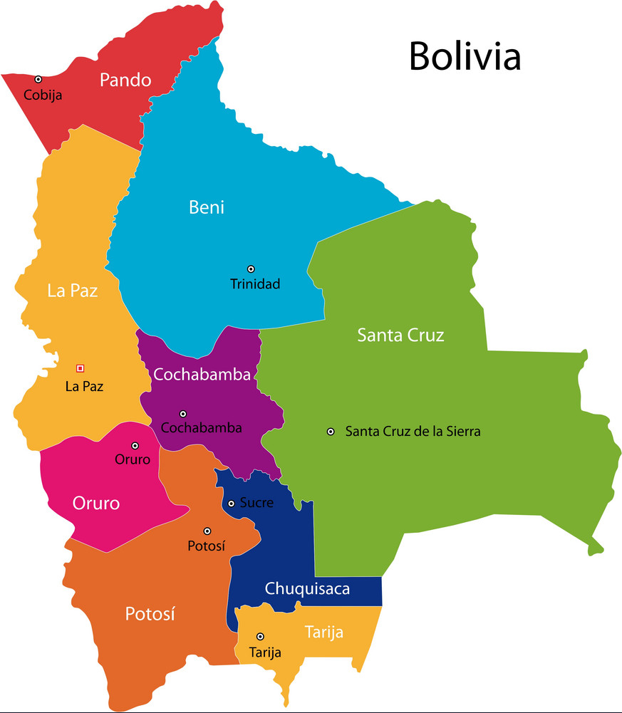 Bolivia Mapa Poblacion Vector Maps Porn Sex Picture 7425